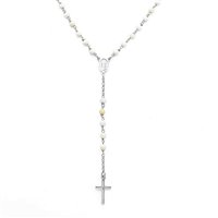 Collana Amen Donna Rosari in Argento Madreperla CROBB4P